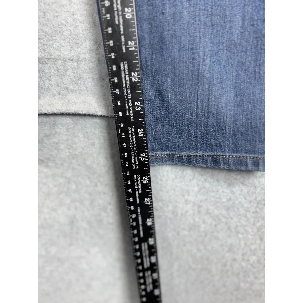 Gloria Vanderbilt Jeans Womens 10 Petite Blue Amanda Classic Tapered Denim Pants